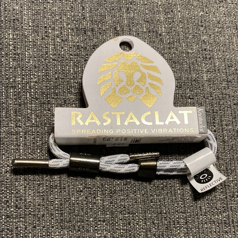 Rastaclat White and Gold Bracelet